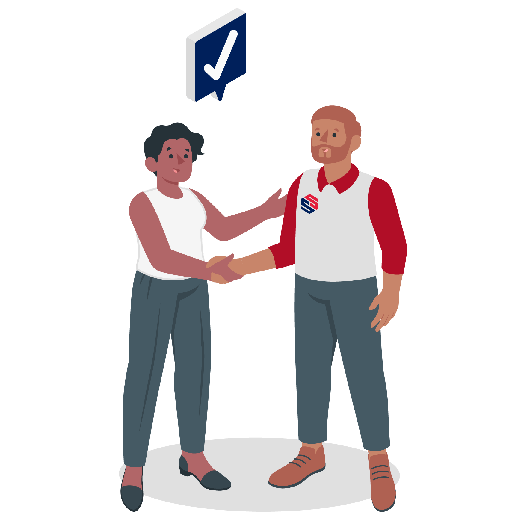 simsip solutions handshake illustration